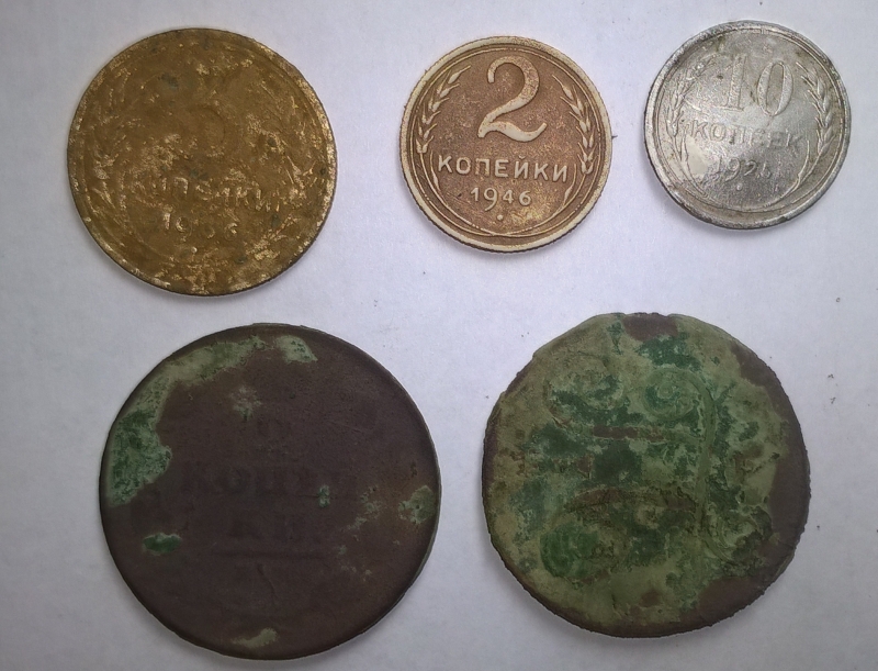 Находки, монеты, Тверская область